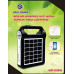 Ліхтар-Power Bank-радіо-блютуз (2400mAh) із сонячною панеллю EP-035