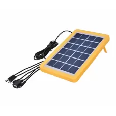 Зарядний пристрій EP-0902 із сонячною панеллю 5в1 6V 3W Зарядний пристрій EP-0902 із сонячною панеллю 5в1 6V 3W