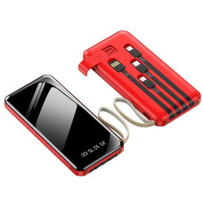 Power Bank повербанк ProTech 8000mAh LED ліхтар, зарядний кабель 4в1 USB, Type-C, micro USB Z-15 Power Bank повербанк ProTech 8000mAh LED ліхтар, зарядний кабель 4в1 USB, Type-C, micro USB Z-15