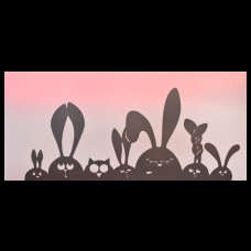 Металлокерамический дизайн-обогреватель UDEN-700 "Зайченятка" Металлокерамический дизайн-обогреватель UDEN-700 "Зайченятка"